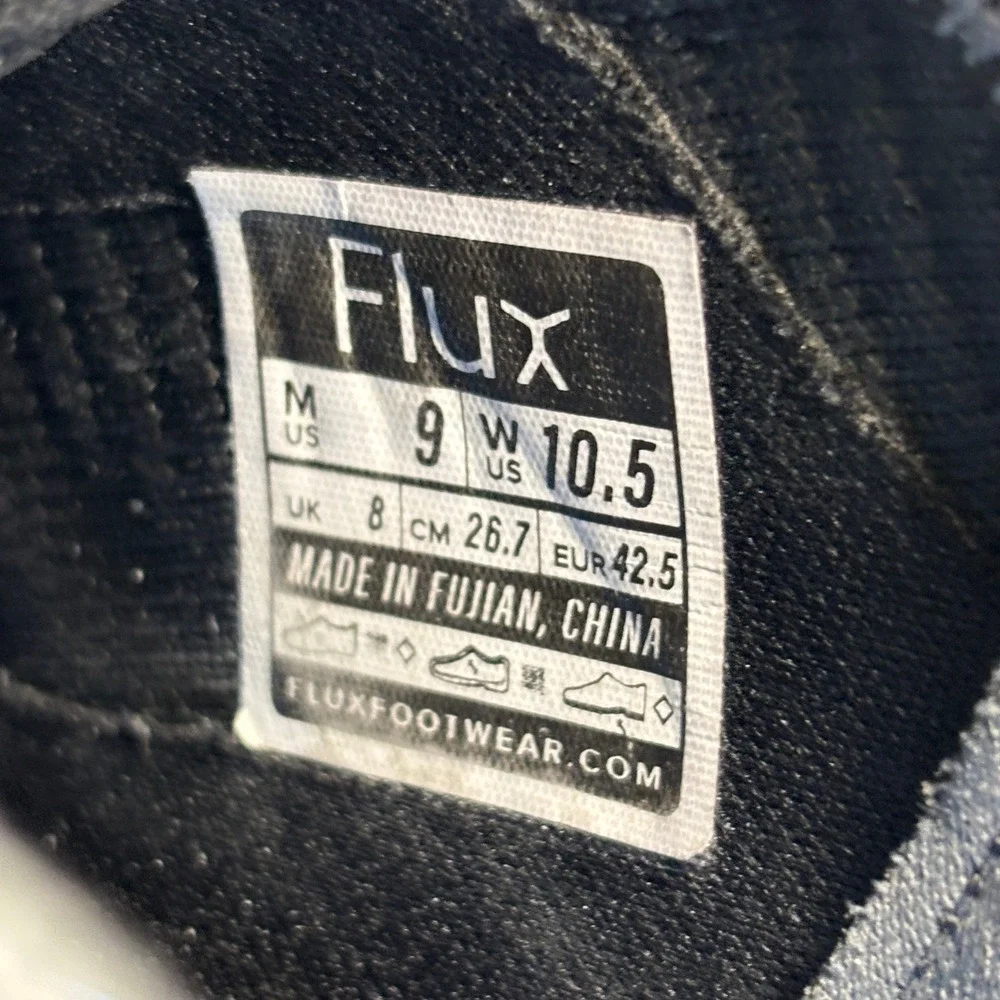 Flux Adapt Knit Barefoot Zero Drop Sole Training Sneaker Grey Mens 9 Womens 10.5